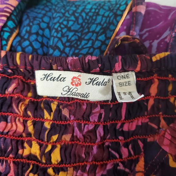 Hula Hula Hawaii Womens Vacation Dress/Bathing Suit Cover OS - Picture 4 of 7